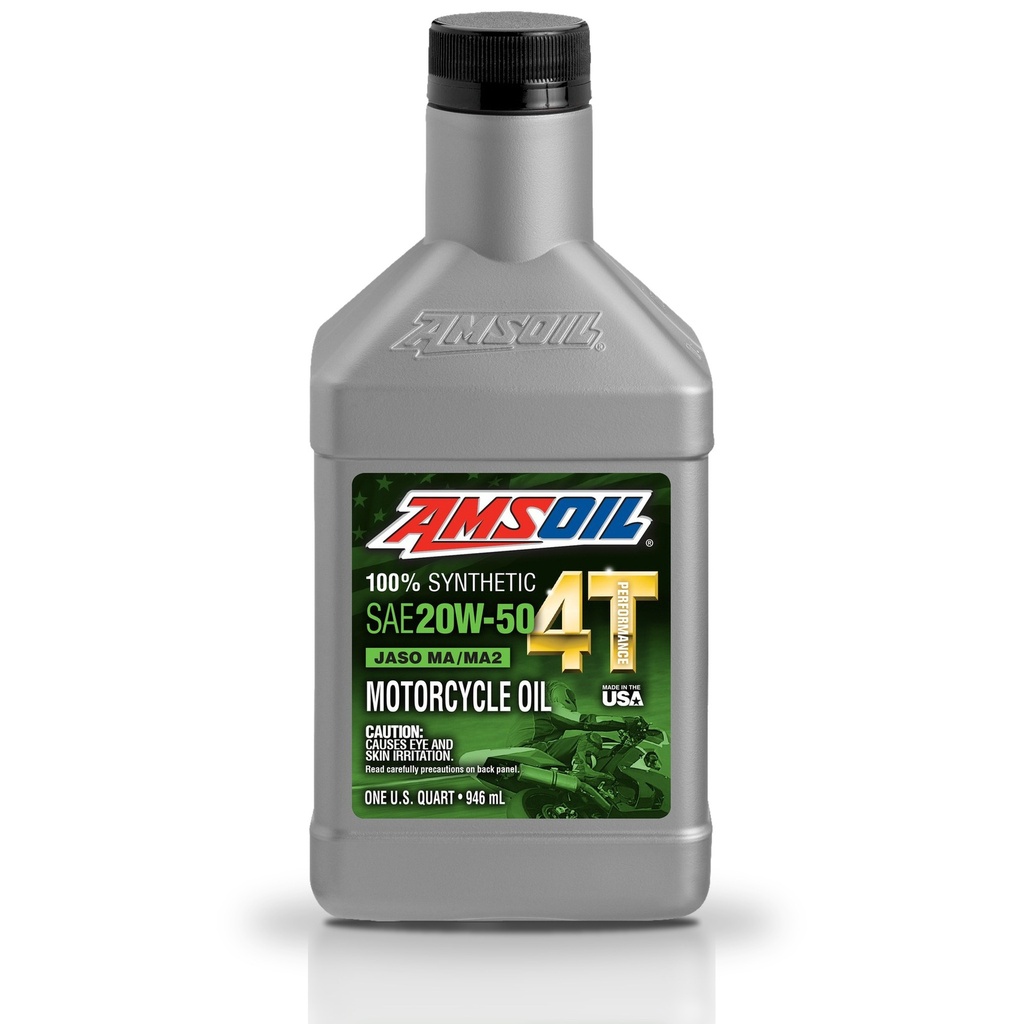 Aceite 20w50 Amsoil 4 Tiempos Motocicleta Jaso Ma2 1 Litro