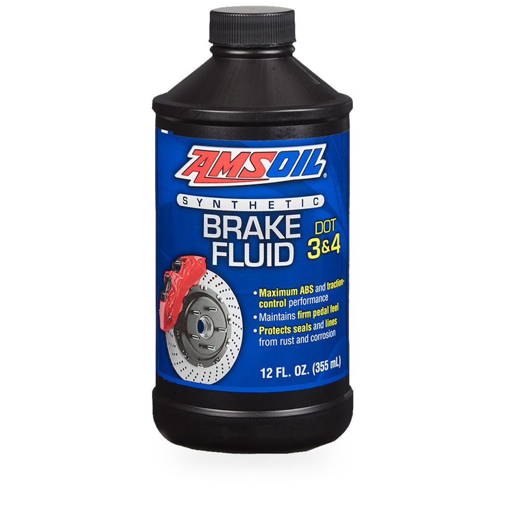 Liquido De Frenos Amsoil Sintetico Dot3 Dot4 Dot5.1 355 Ml