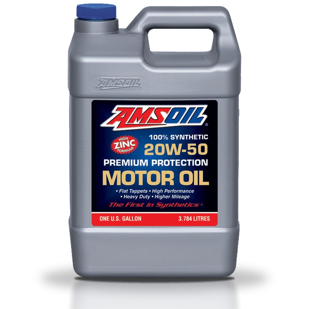 Aceite 20w50 Amsoil 100% Sintetico Alto Zinc 4 Litros