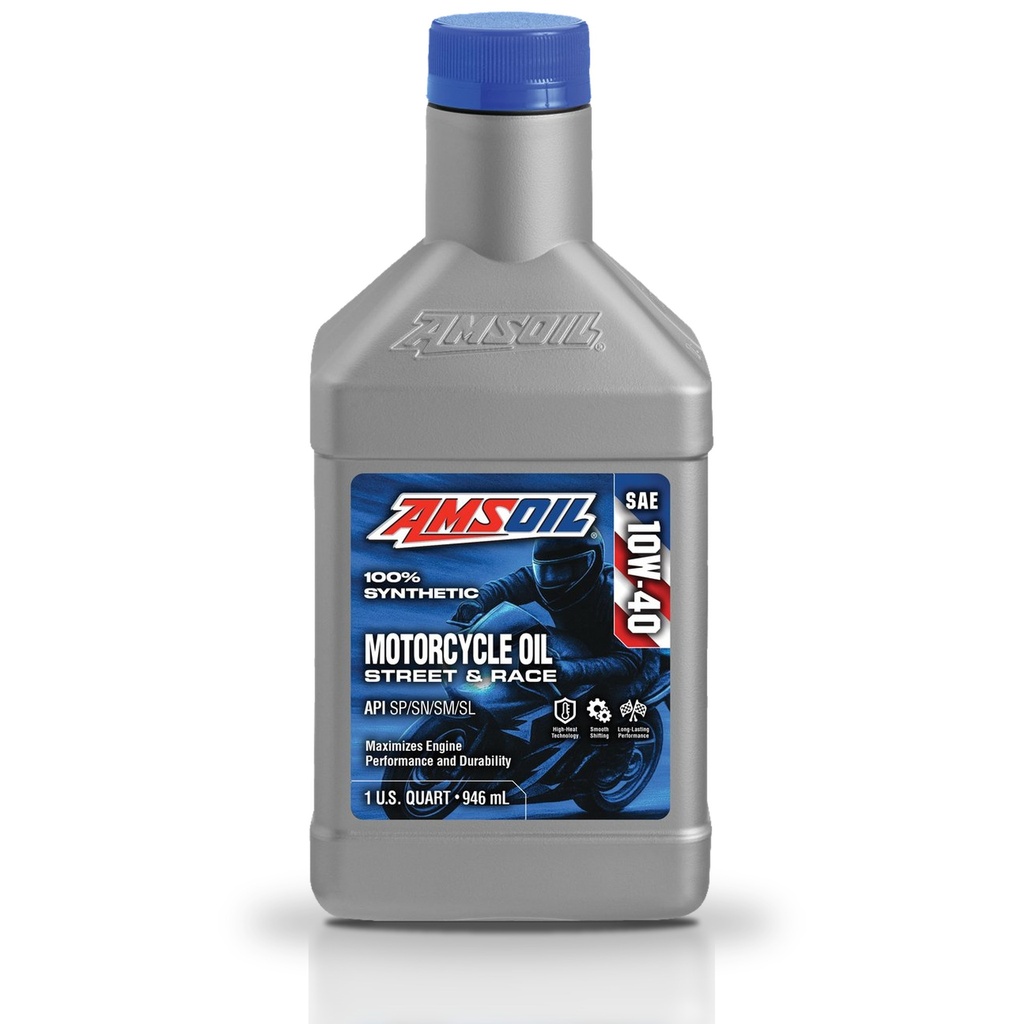 Aceite 10w40 Amsoil Motocicleta Metrico Jaso Ma2 1 Litro