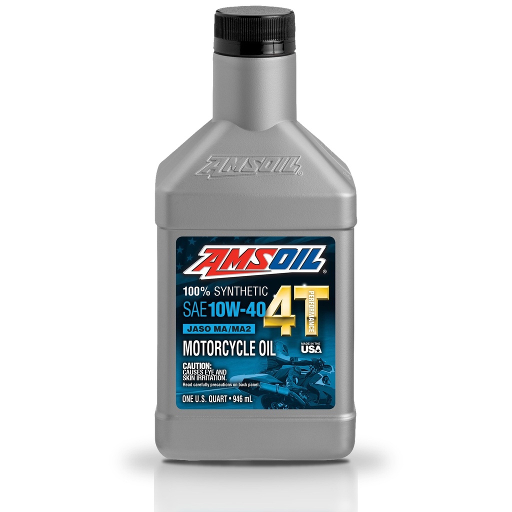 Aceite 10w40 Amsoil 4 Tiempos Motocicleta Jaso Ma2 1 Litro