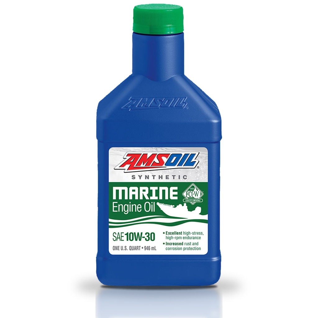 Aceite 10w30 Amsoil Marino Sintetico Api Sn Jaso Ma 1 Litro