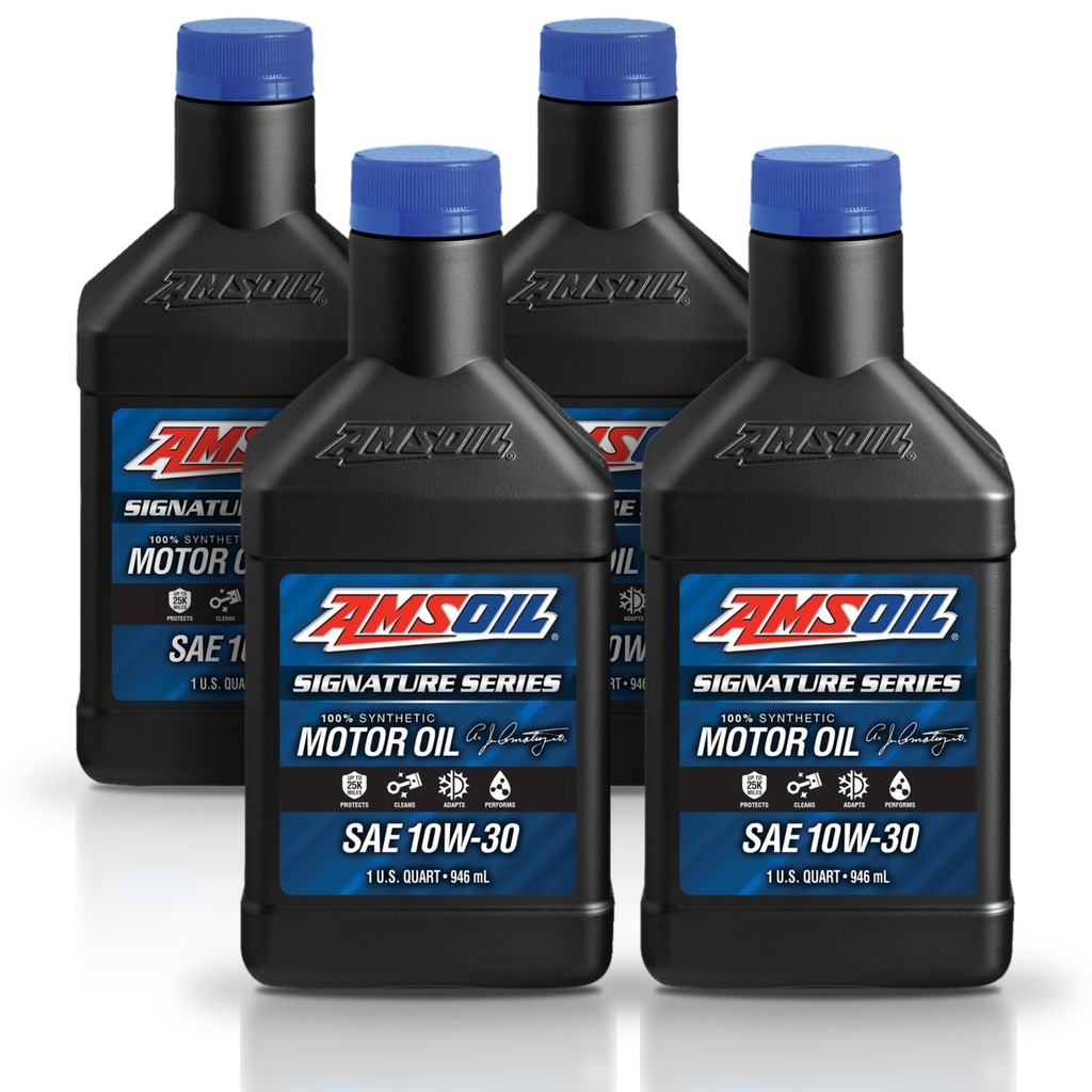 Kit De 4 Aceites De Motor 0w40 Amsoil Signature Sintetico 6L