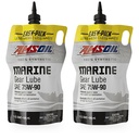 Kit 2 Aceites SAE 75W/80W90 Synthetic Marino Gear Lube