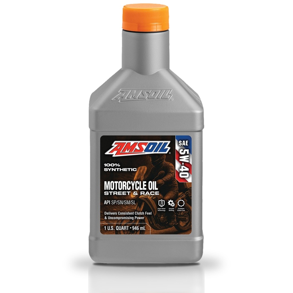 Aceite 5w40 Amsoil Moto Metric 100% Sintetico Jaso Ma2 1L