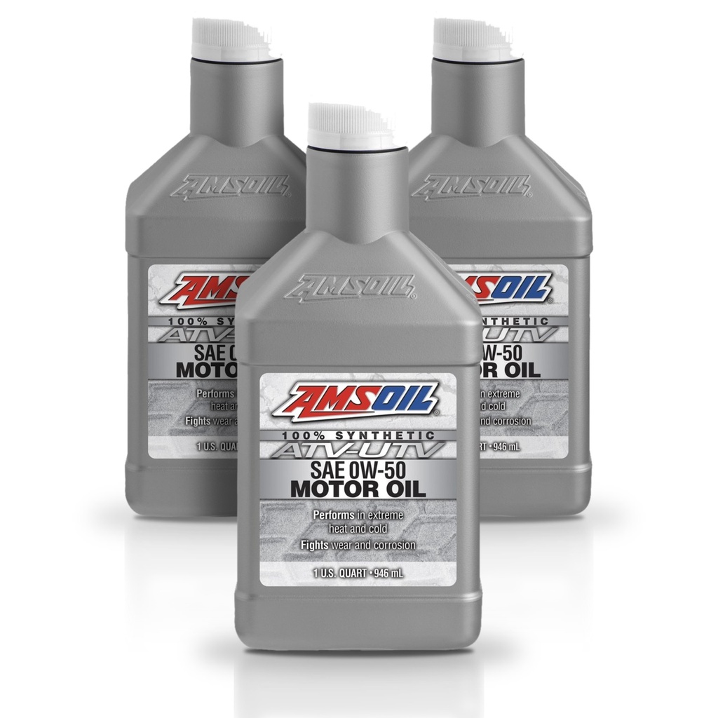Kit 3 Litros 0W50 Synthetic ATV/UTV Motor Oil AMSOIL