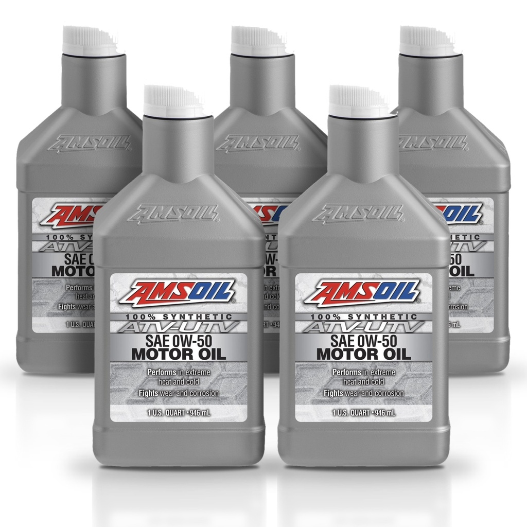 Kit 5 Litros 0W50 Synthetic ATV/UTV Motor Oil AMSOIL