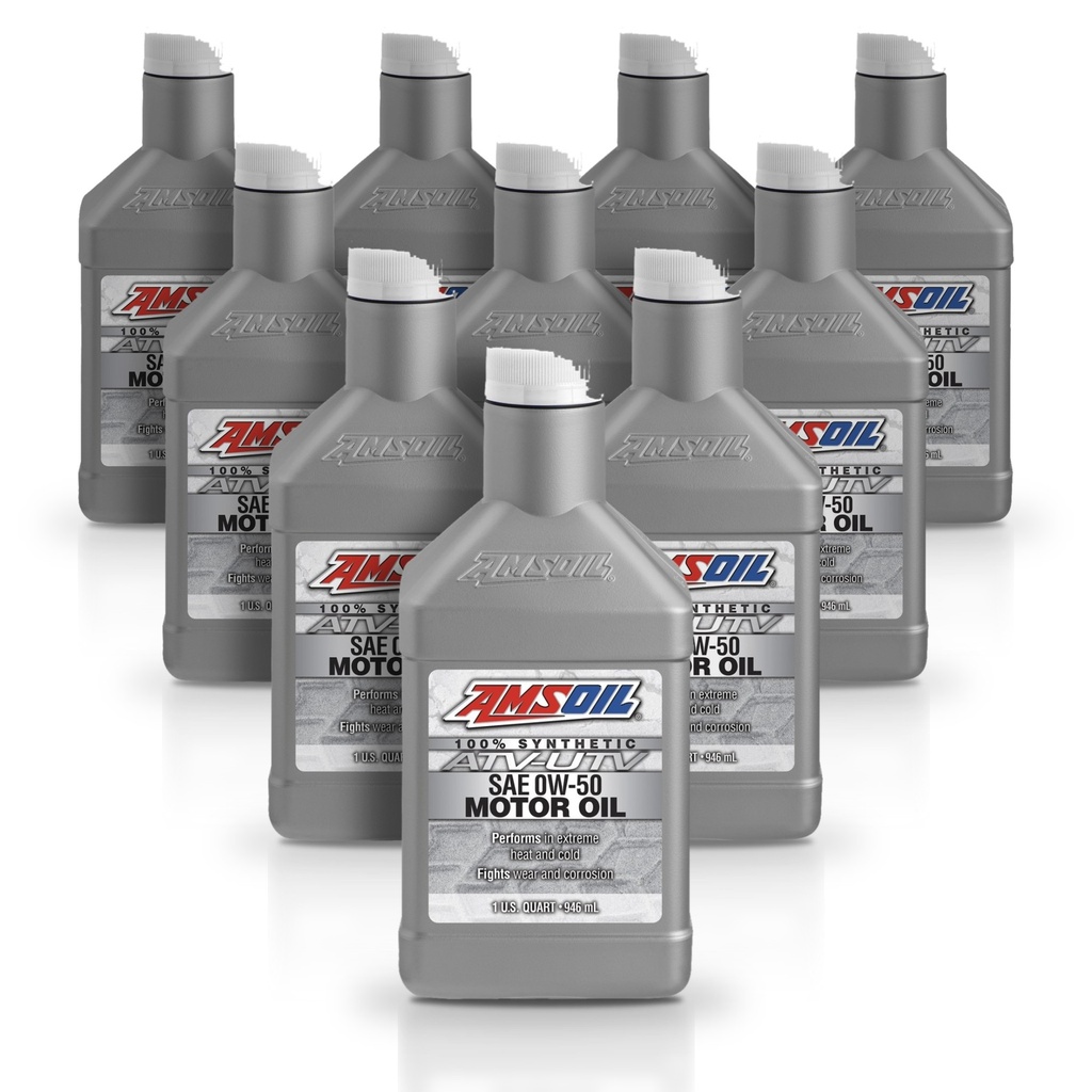Kit 10 Litros 0W50 Synthetic ATV/UTV Motor Oil AMSOIL