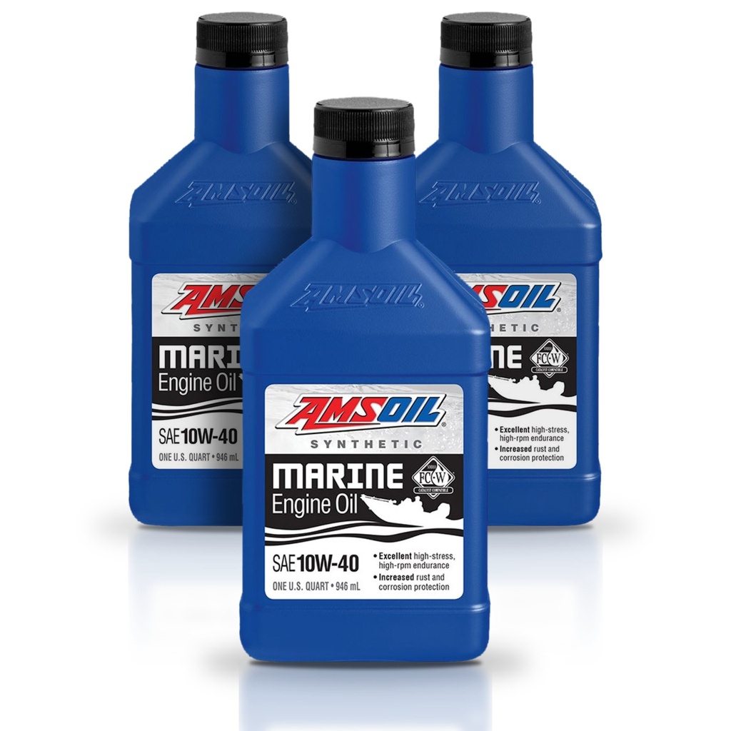 Kit 3 Litros 10W40 Formula 4-Stroke® Marine Synthetic Oil AMSOIL