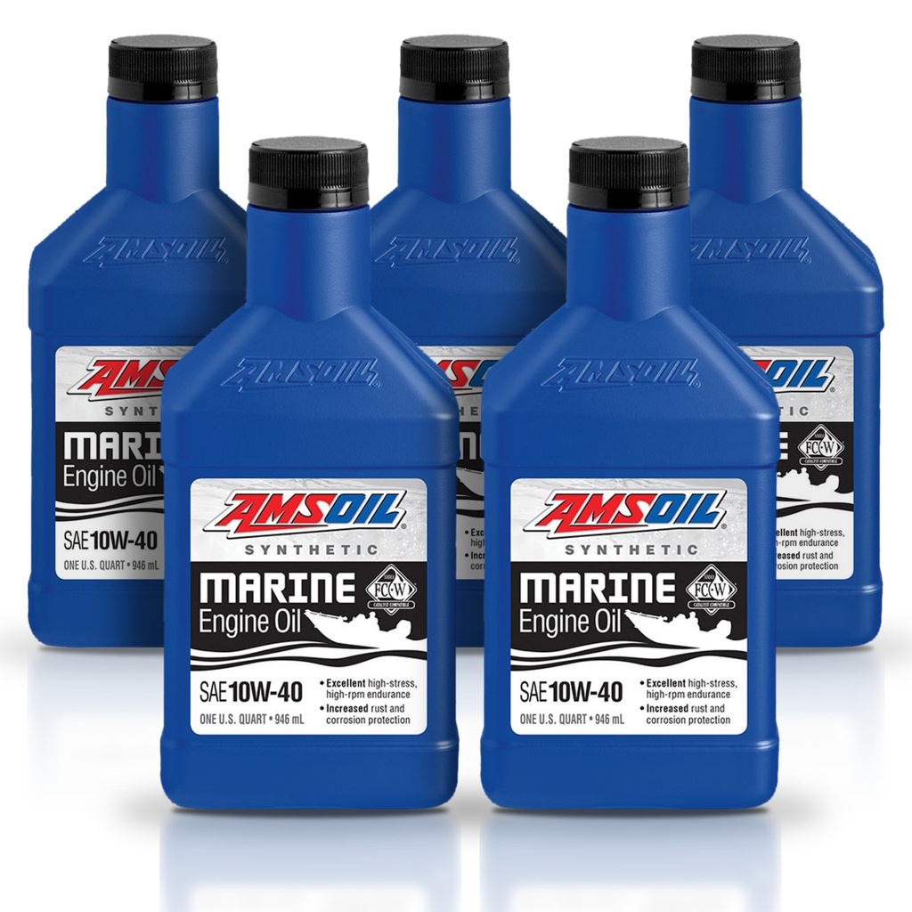 Kit 5 Litros 10W40 Formula 4-Stroke® Marine Synthetic Oil AMSOIL