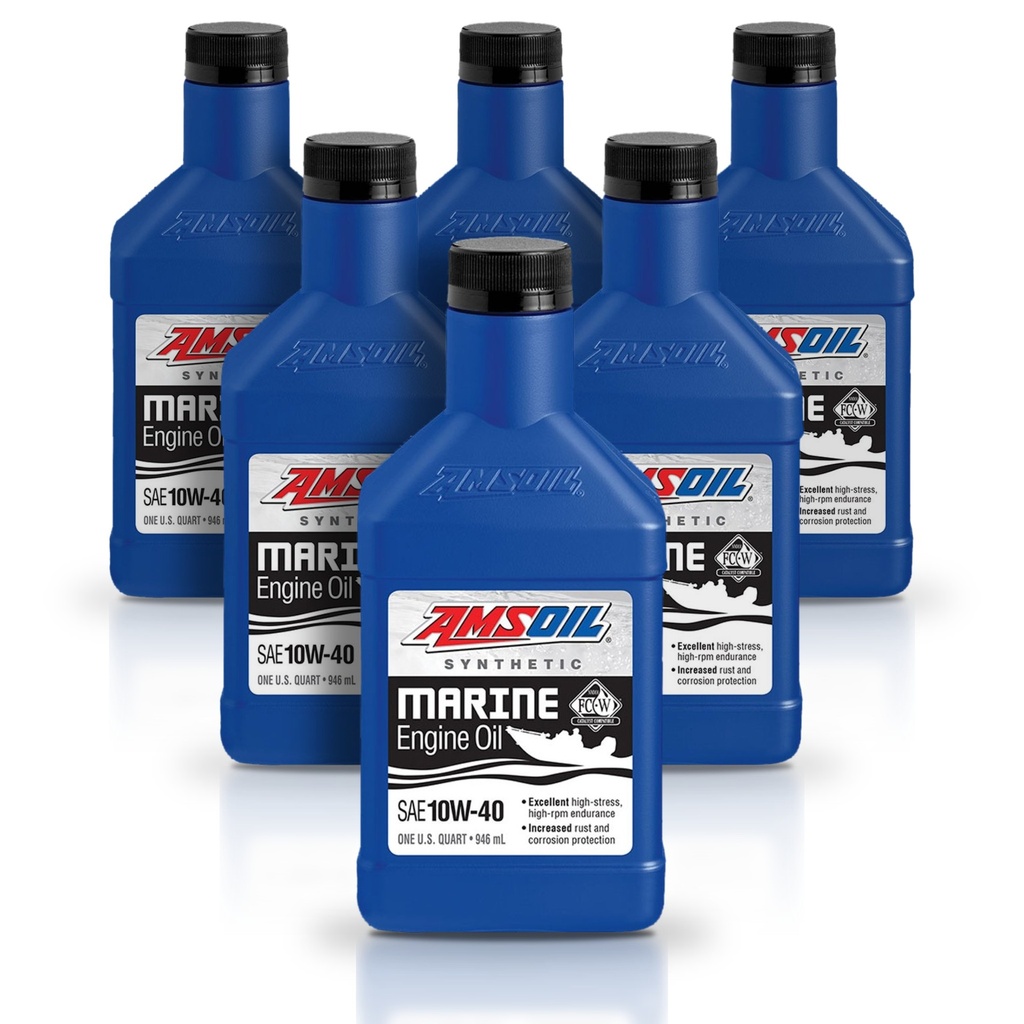 Kit 6 Litros 10W40 Formula 4-Stroke® Marine Synthetic Oil AMSOIL