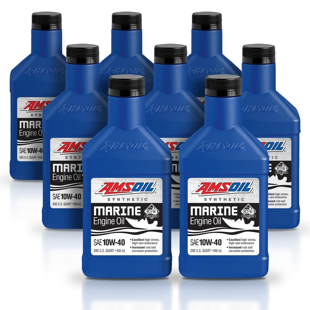 Kit 8 Litros 10W40 Formula 4-Stroke® Marine Synthetic Oil AMSOIL