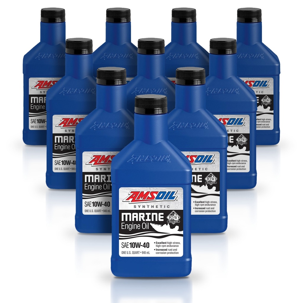 Kit 10 Litros 10W40 Formula 4-Stroke® Marine Synthetic Oil AMSOIL