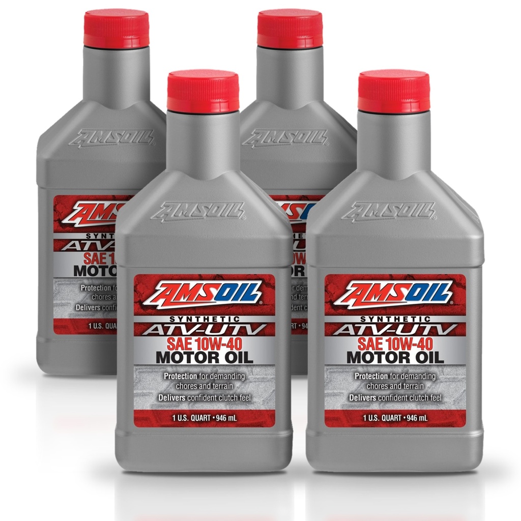 Kit 4 Litros 10W40 Synthetic ATV/UTV Motor Oil AMSOIL