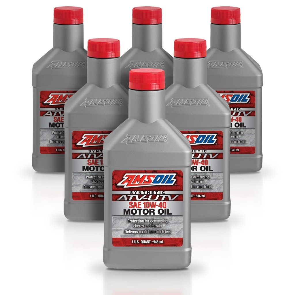 Kit 6 Litros 10W40 Synthetic ATV/UTV Motor Oil AMSOIL