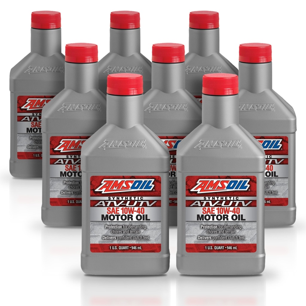 Kit 8 Litros 10W40 Synthetic ATV/UTV Motor Oil AMSOIL