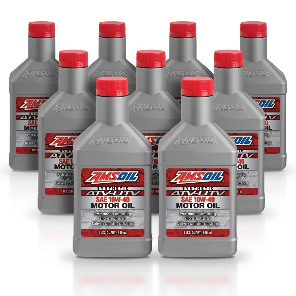 Kit 9 Litros 10W40 Synthetic ATV/UTV Motor Oil AMSOIL