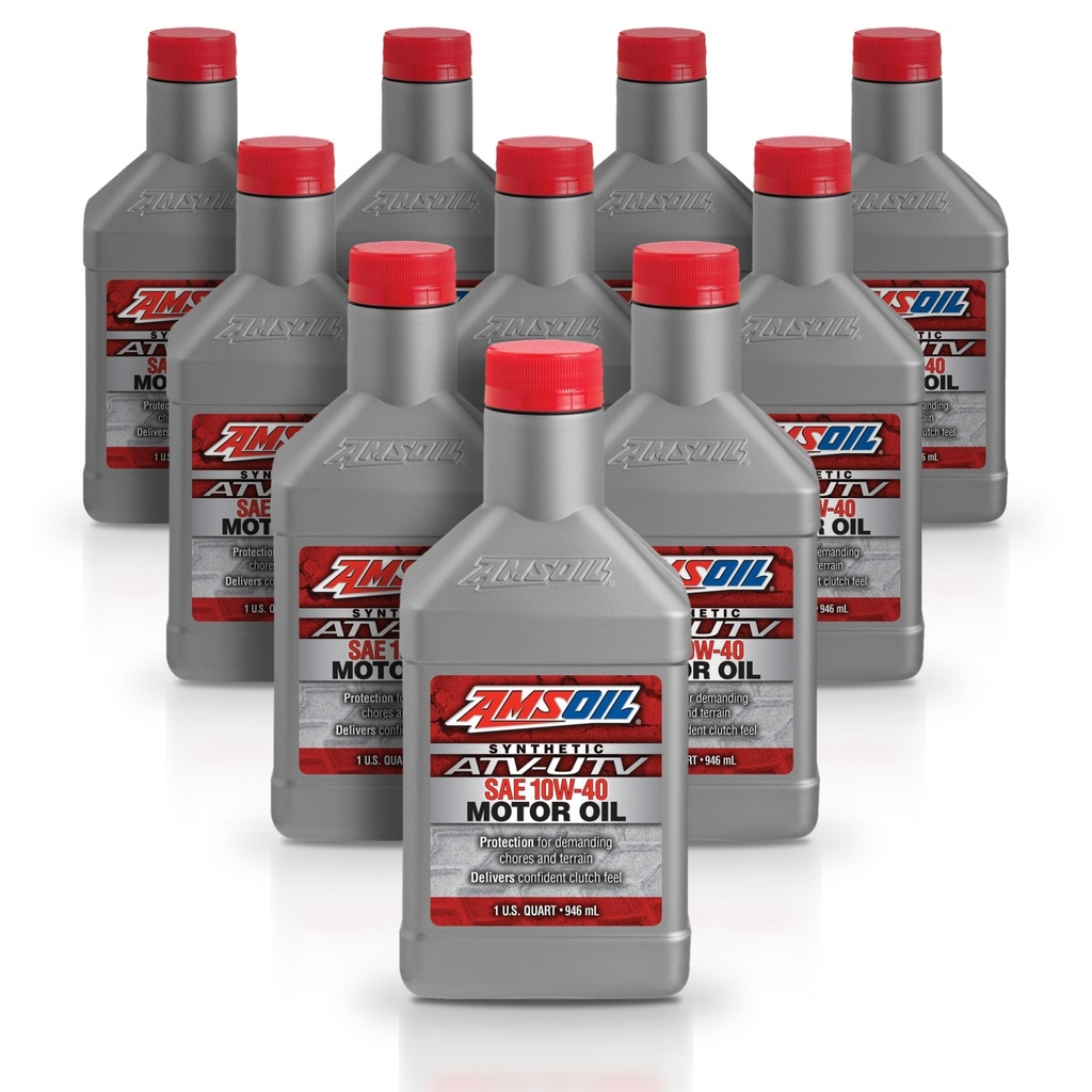 Kit 10 Litros 10W40 Synthetic ATV/UTV Motor Oil AMSOIL