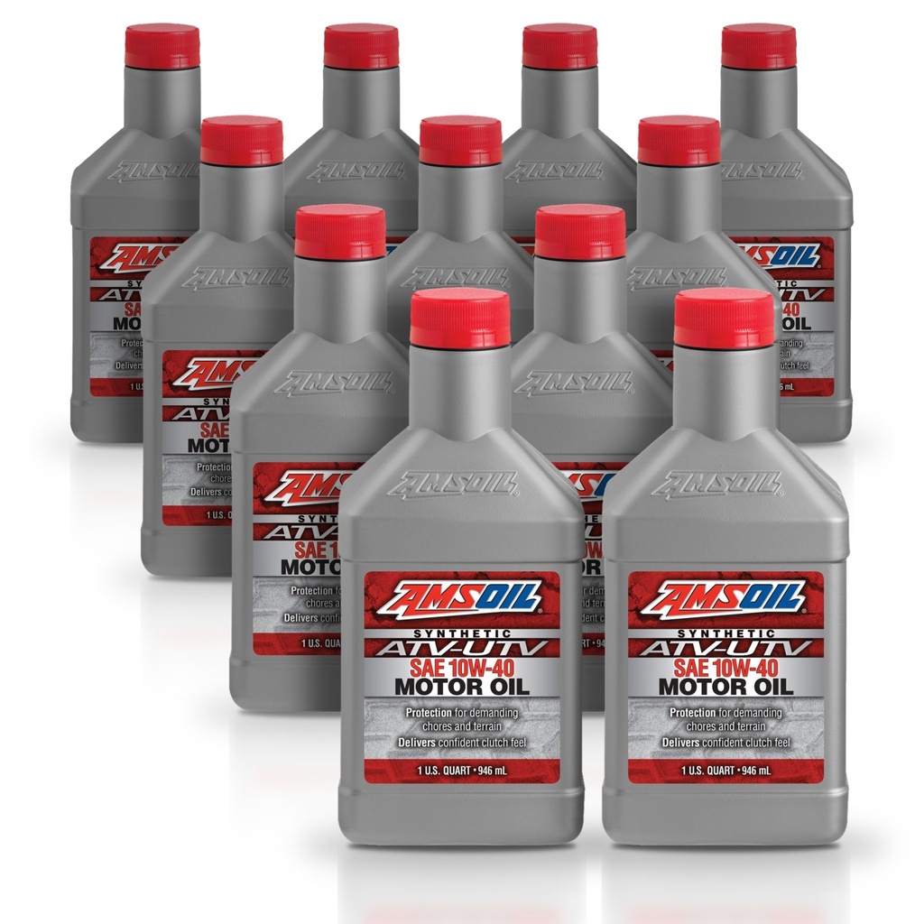 Kit 11 Litros 10W40 Synthetic ATV/UTV Motor Oil AMSOIL
