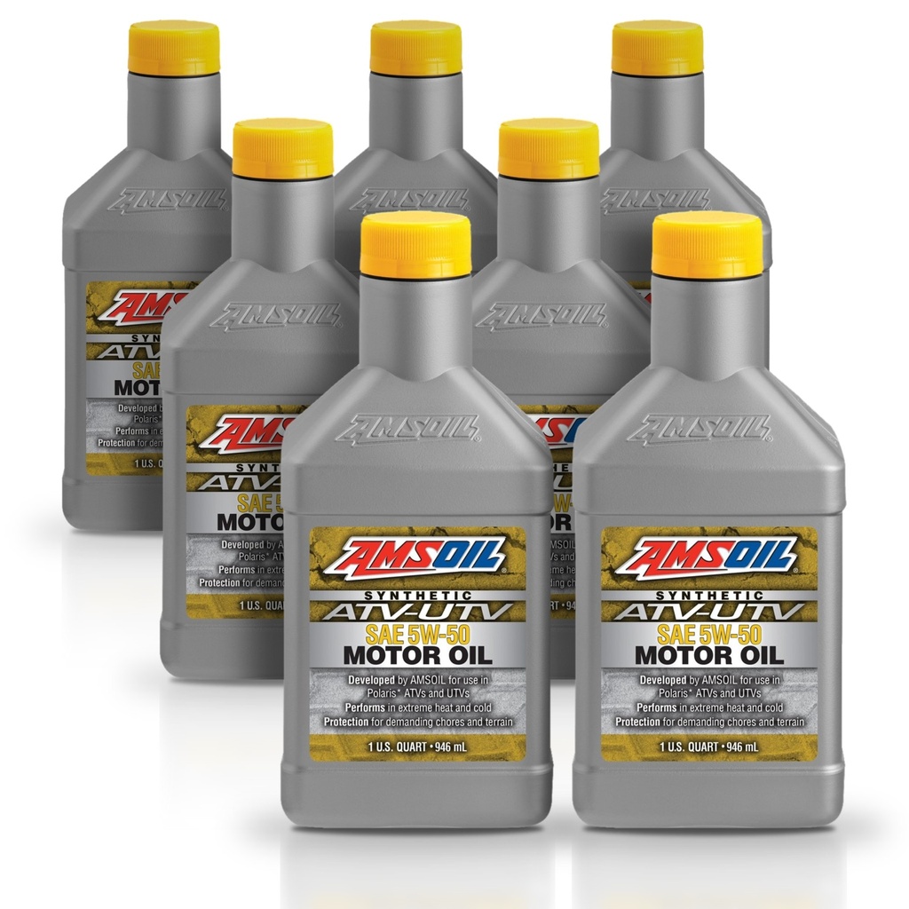 Kit 7 Litros 5W50 Synthetic ATV/UTV Motor Oil AMSOIL