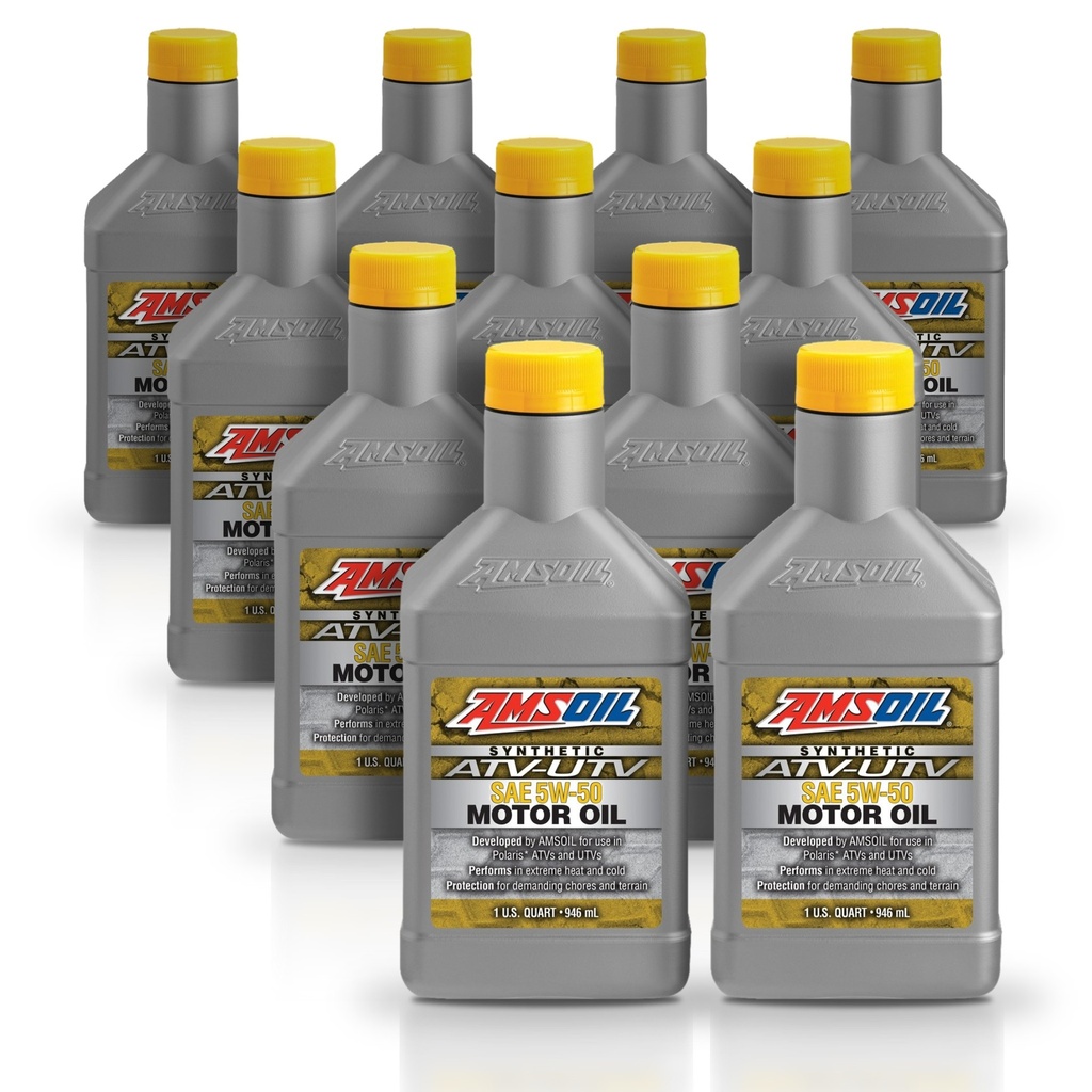Kit 11 Litros 5W50 Synthetic ATV/UTV Motor Oil AMSOIL