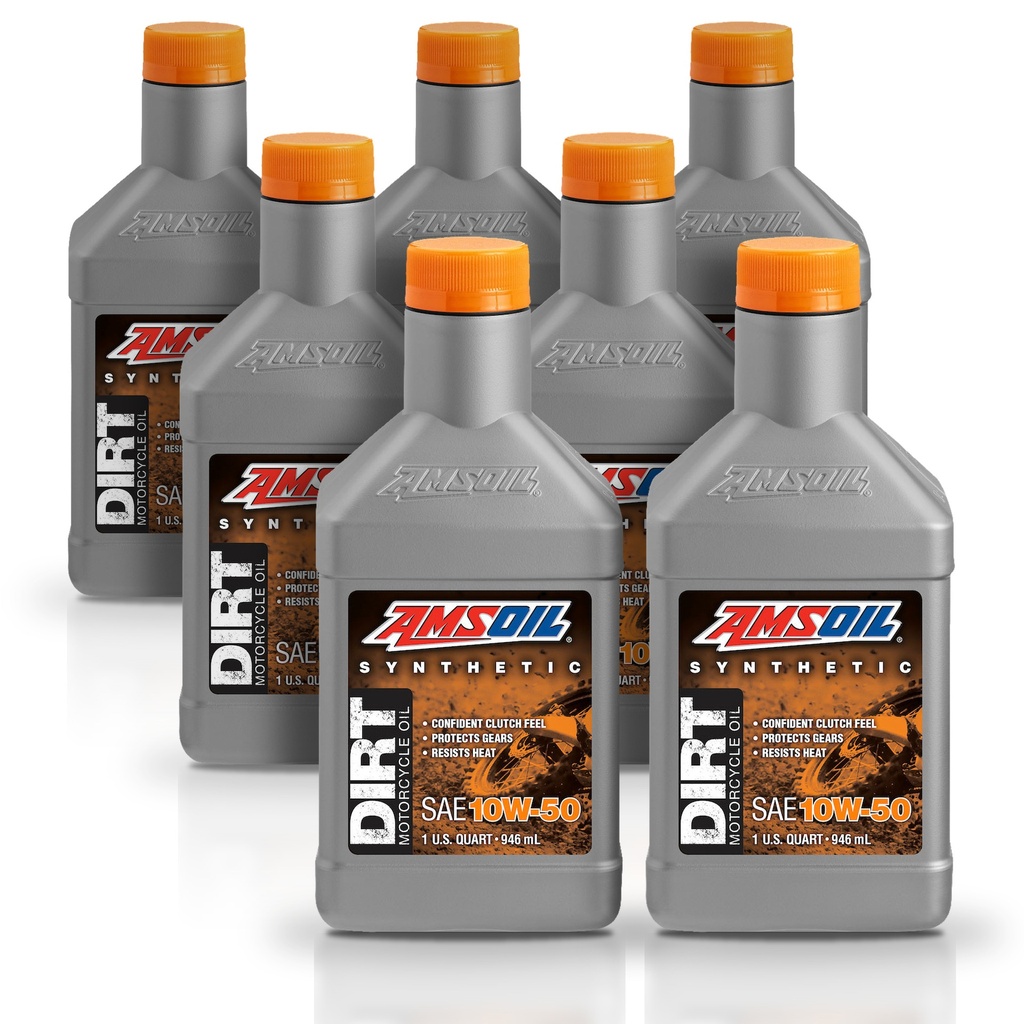 Kit 7 Litros 10W50 Synthetic Dirt Bike Oil AMSOIL