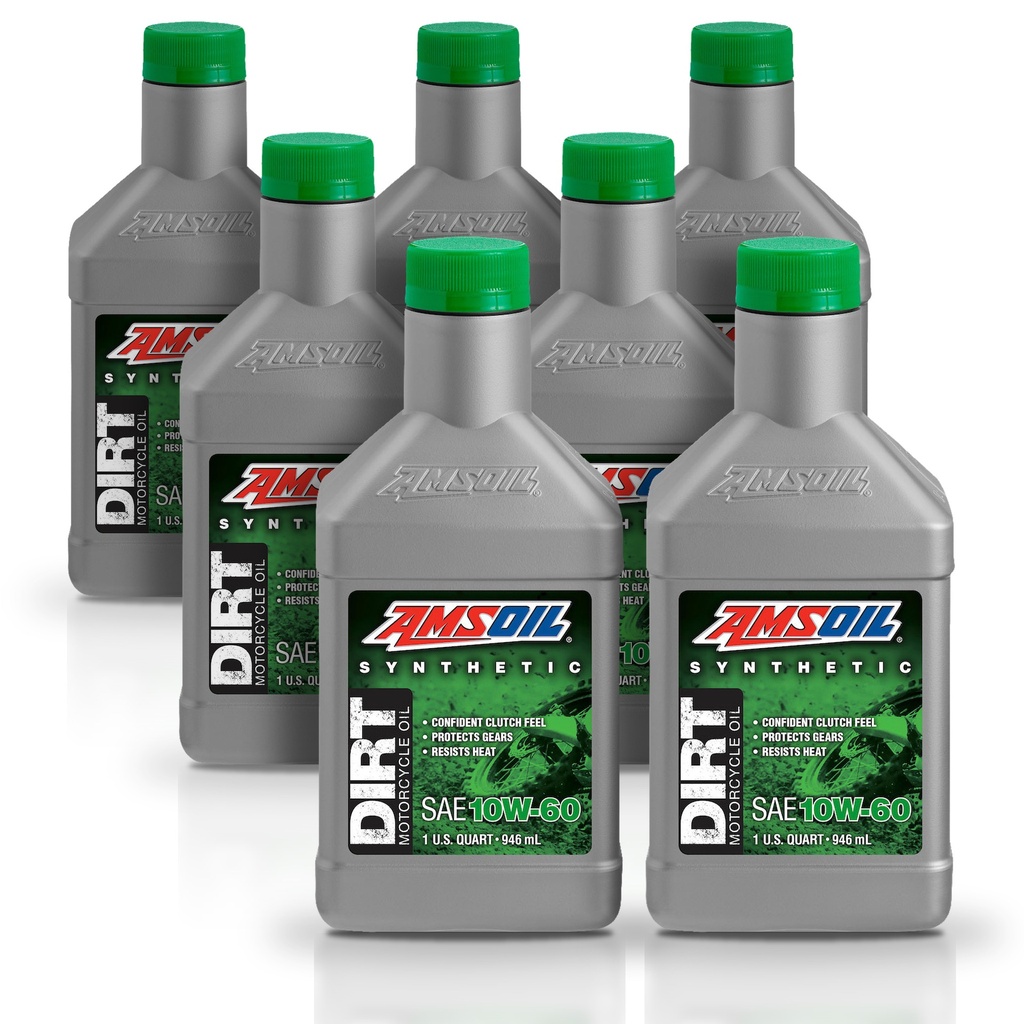 Kit 7 Litros 10W60 Synthetic Dirt Bike Oil AMSOIL