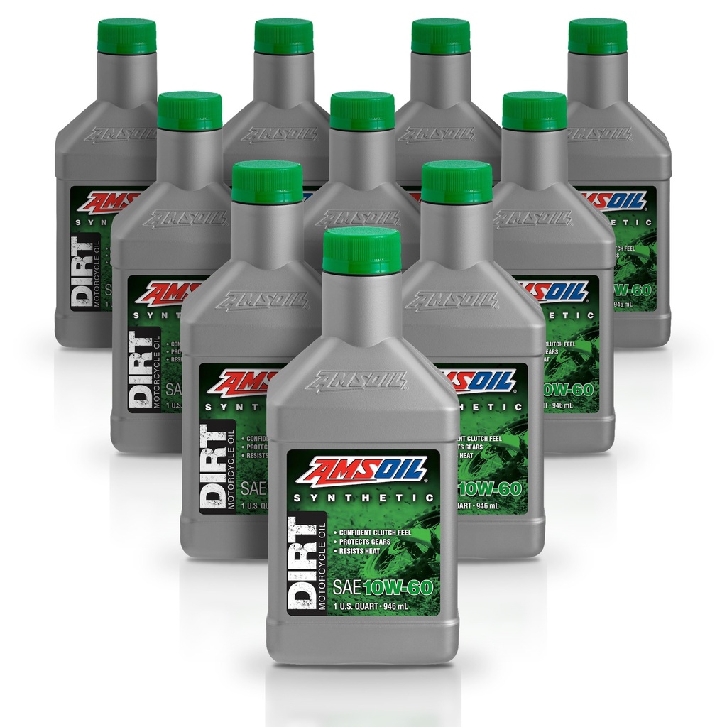 Kit 10 Litros 10W60 Synthetic Dirt Bike Oil AMSOIL