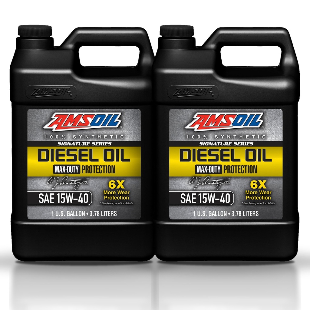 Kit 2 Galones 15W40 Max-Duty Synthetic Diesel Oil AMSOIL
