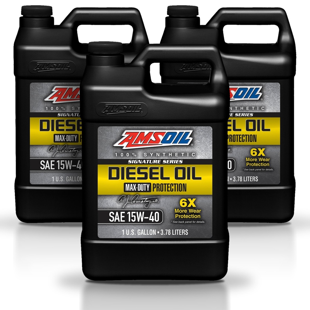 Kit 3 Galones 15W40 Max-Duty Synthetic Diesel Oil AMSOIL