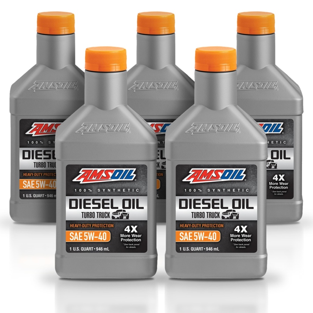 Kit 5 Litros 5W40 Heavy-Duty Synthetic Diesel Oil AMSOIL