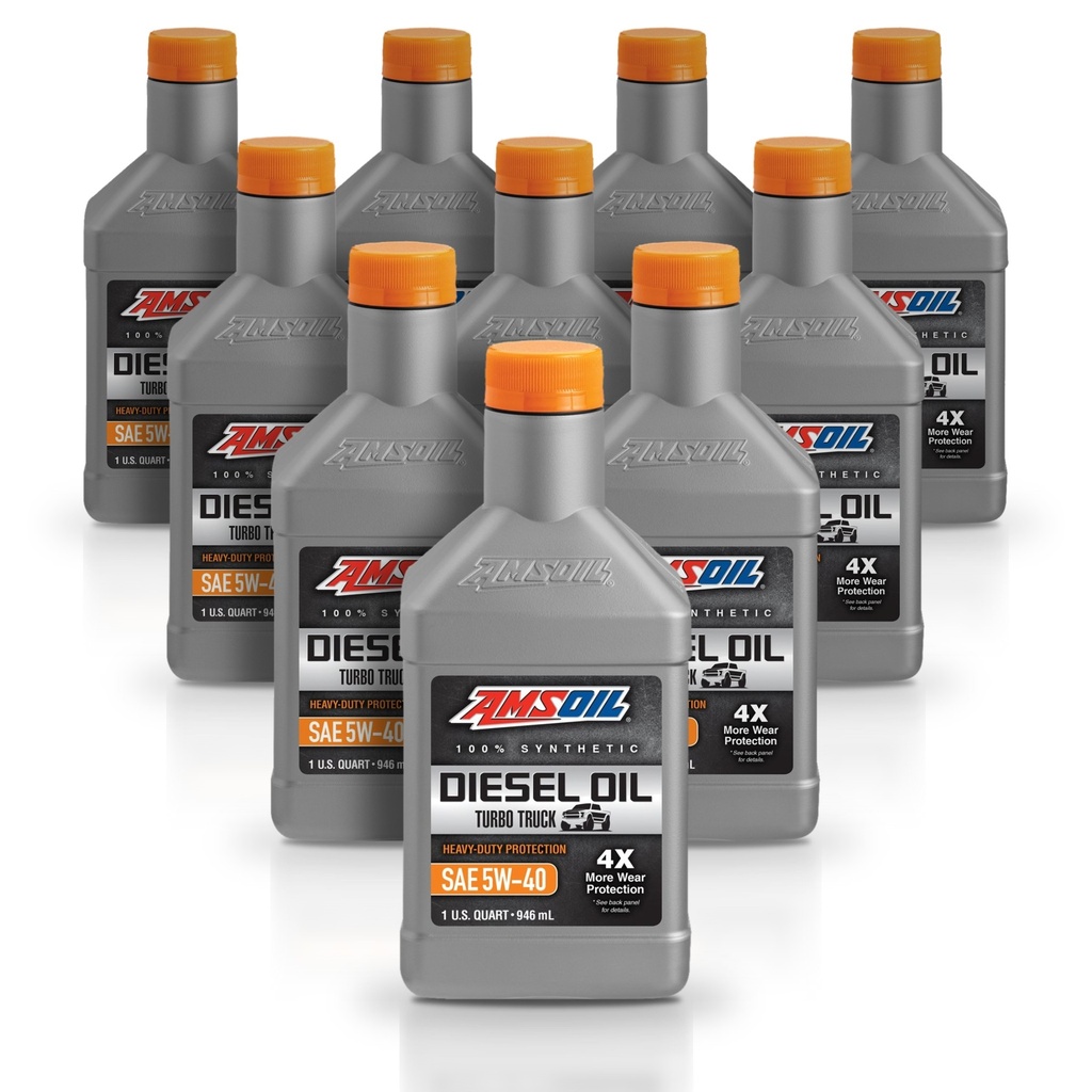 Kit 10 Litros 5W40 Heavy-Duty Synthetic Diesel Oil AMSOIL
