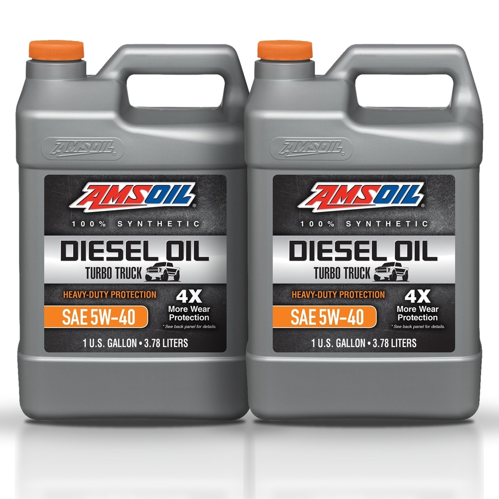 Kit 2 Galones 5W40 Heavy-Duty Synthetic Diesel Oil AMSOIL