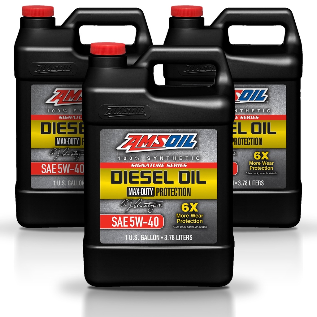 Kit 3 Galones 5W40 Max-Duty Synthetic Diesel Oil AMSOIL