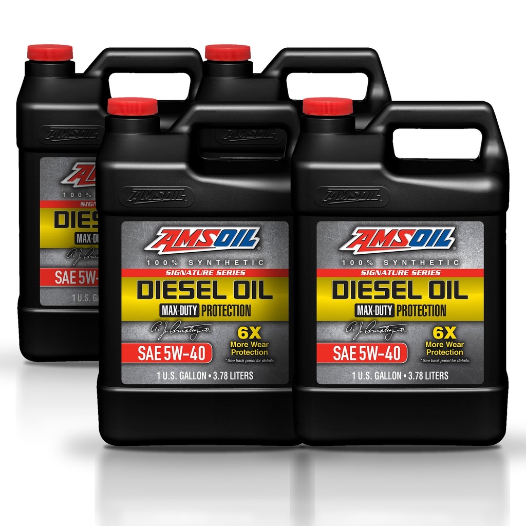 Kit 4 Galones 5W40 Max-Duty Synthetic Diesel Oil AMSOIL