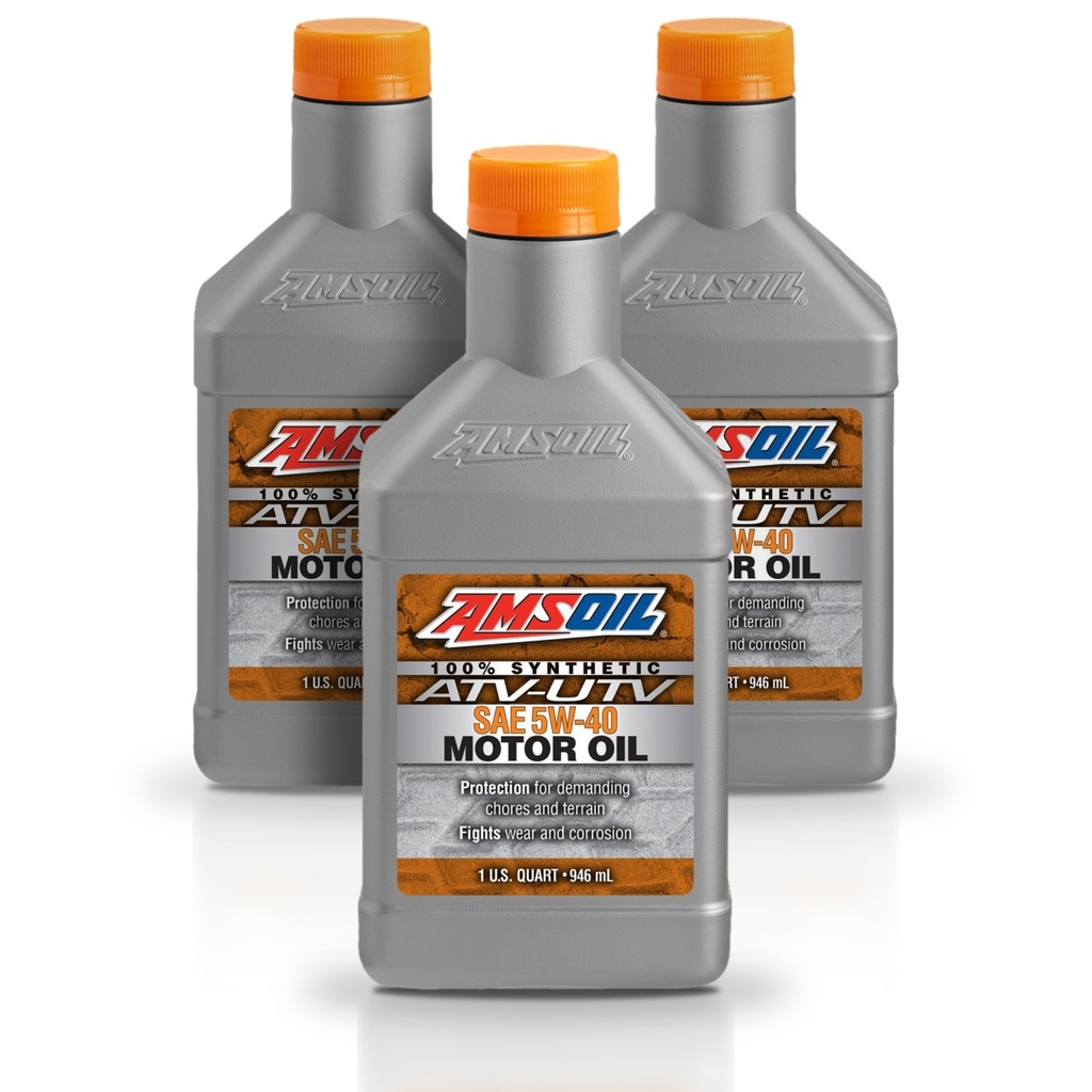 Kit 3 Litros 5W40 Synthetic ATV/UTV Motor Oil AMSOIL
