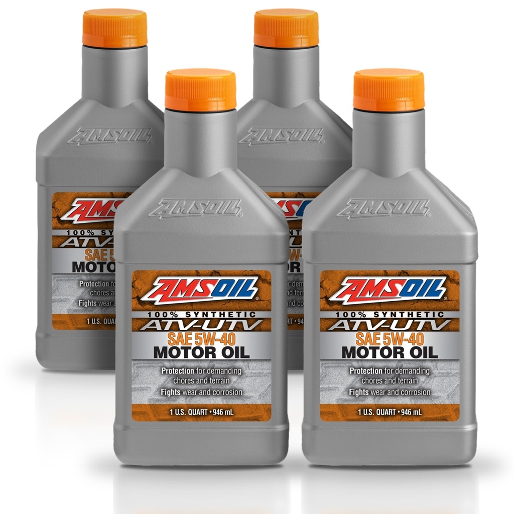 Kit 4 Litros 5W40 Synthetic ATV/UTV Motor Oil AMSOIL