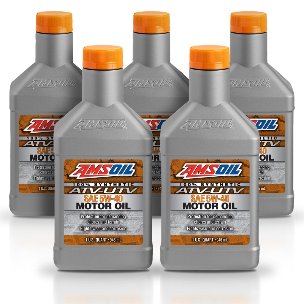 Kit 5 Litros 5W40 Synthetic ATV/UTV Motor Oil AMSOIL
