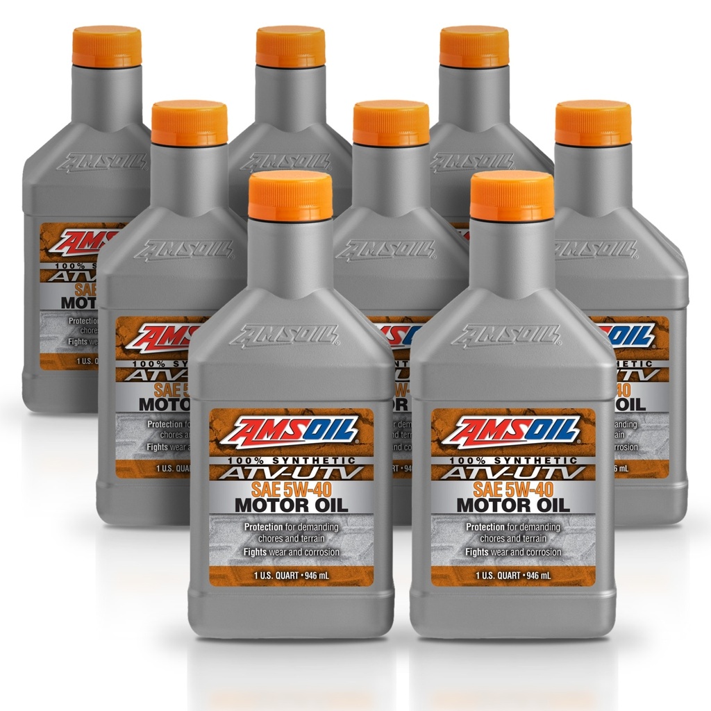 Kit 8 Litros 5W40 Synthetic ATV/UTV Motor Oil AMSOIL