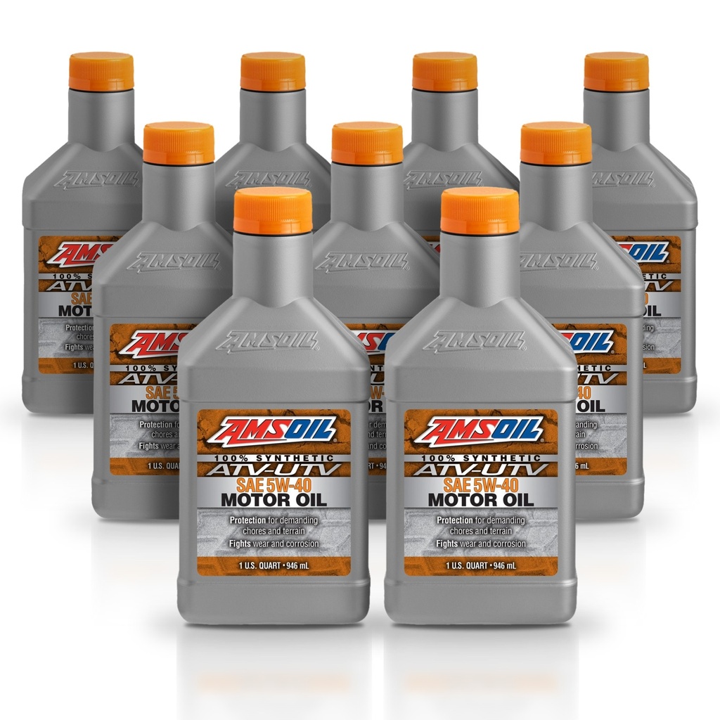 Kit 9 Litros 5W40 Synthetic ATV/UTV Motor Oil AMSOIL
