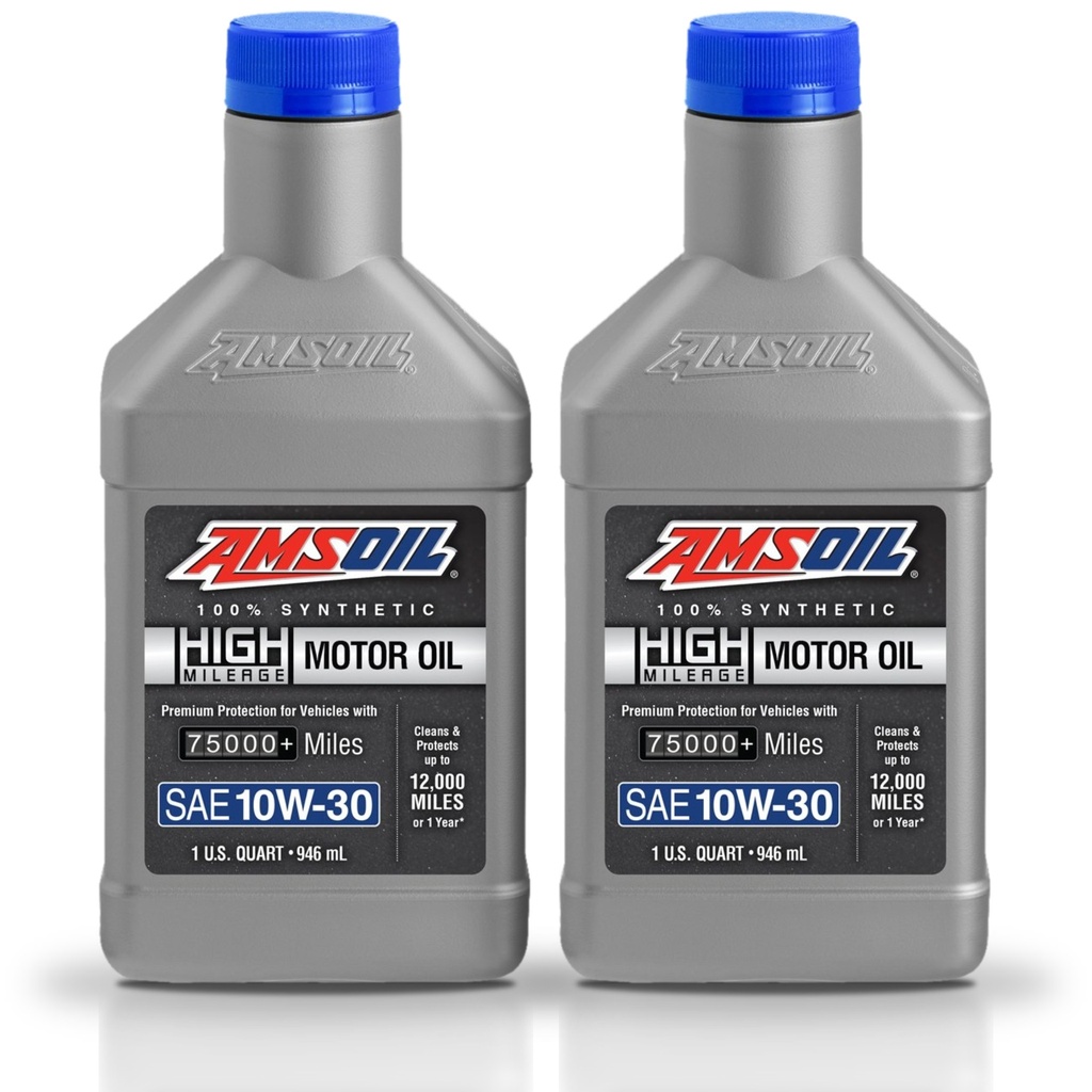 Kit 2 Litros Aceite 10W30 sintetico alto km 946 ml AMSOIL