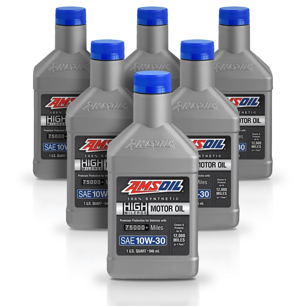 Kit 6 Litros Aceite 10W30 sintetico alto km 946 ml AMSOIL