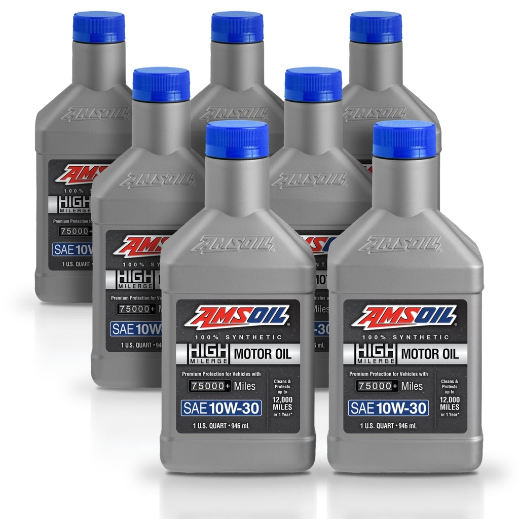 Kit 7 Litros Aceite 10W30 sintetico alto km 946 ml AMSOIL