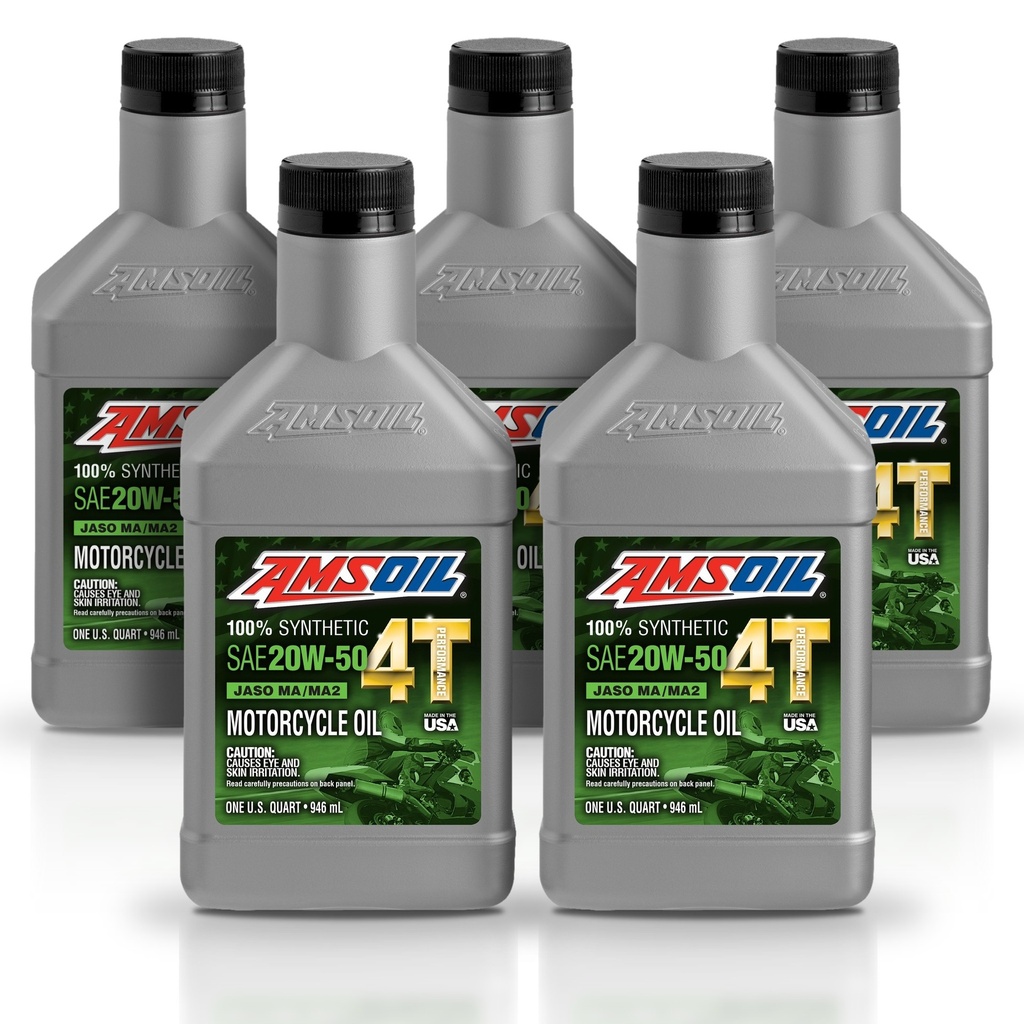 Kit 5 Litros ACEITE 4T 100 SINTETICO 20W50 AMSOIL