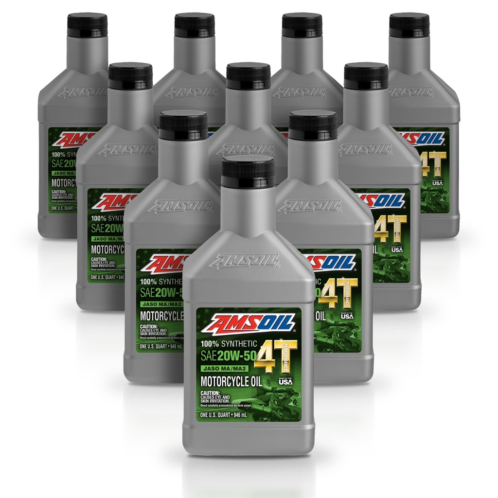 Kit 10 Litros ACEITE 4T 100 SINTETICO 20W50 AMSOIL