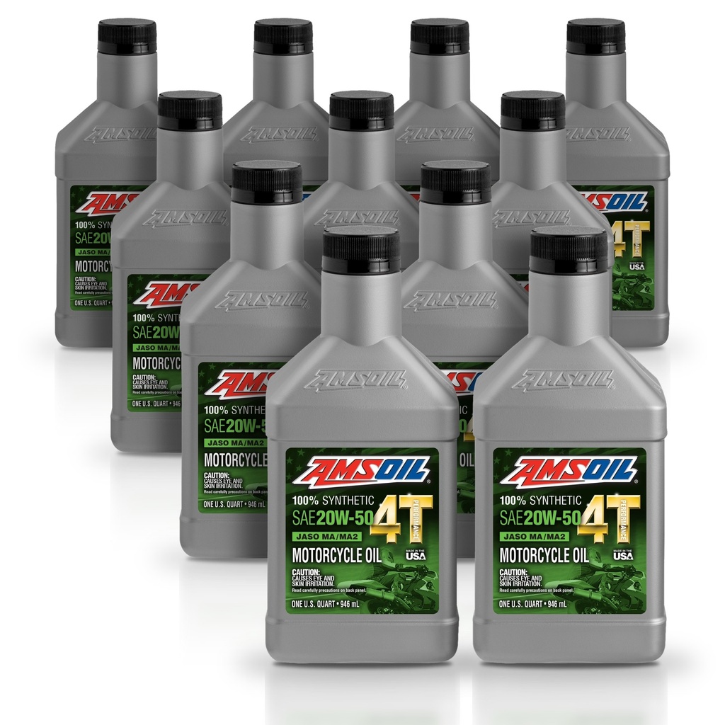 Kit 11 Litros ACEITE 4T 100 SINTETICO 20W50 AMSOIL