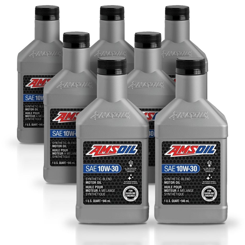 Kit 7 Litros Aceite motor Semisintetico 10W30 946 ML AMSOIL