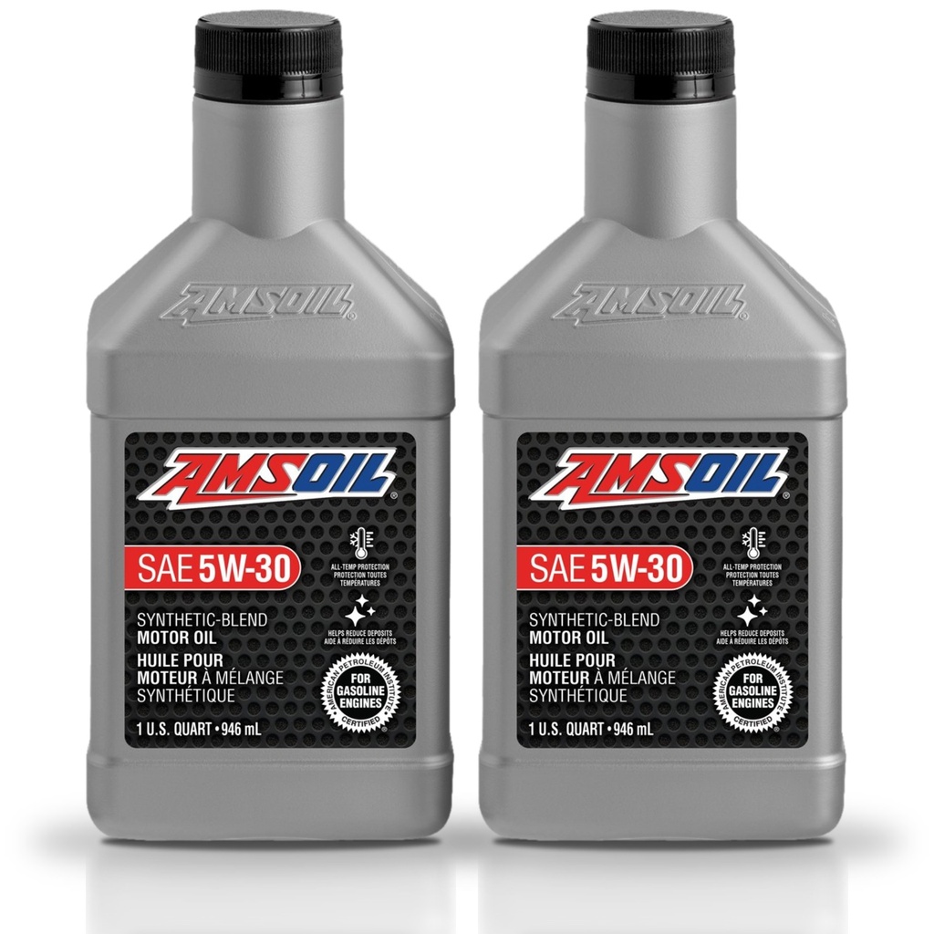 Kit 2 Litros Aceite motor Semisintetico 5W30 946 ML AMSOIL