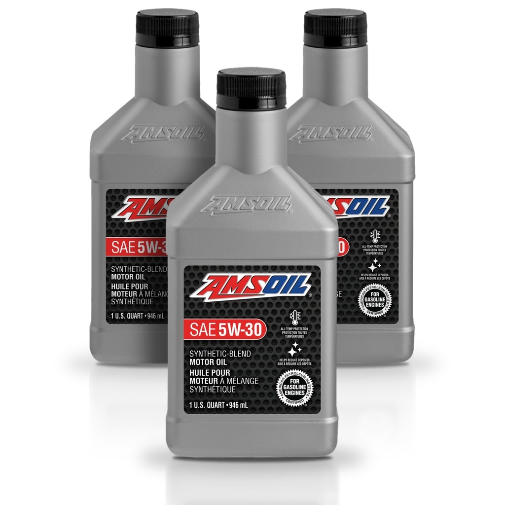 Kit 3 Litros Aceite motor Semisintetico 5W30 946 ML AMSOIL