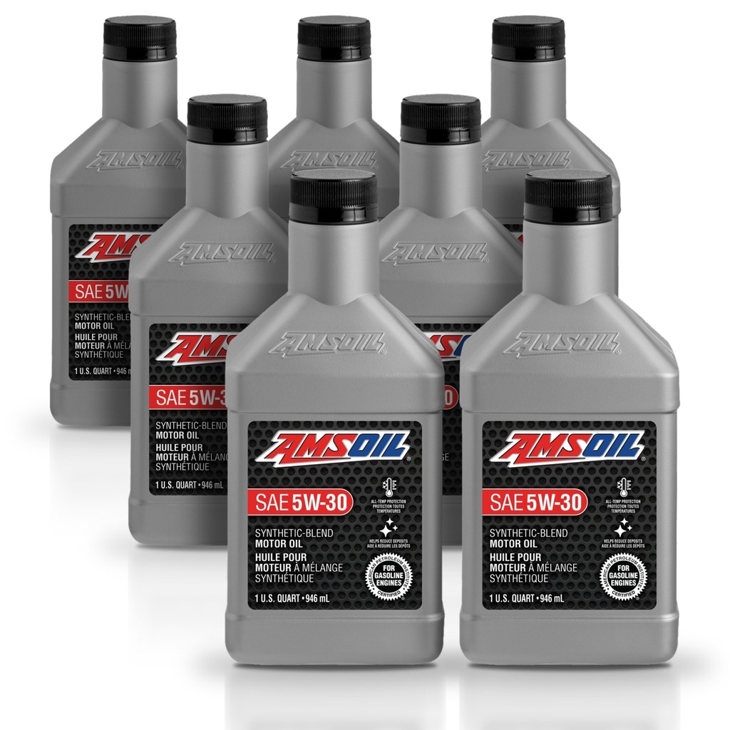 Kit 7 Litros Aceite motor Semisintetico 5W30 946 ML AMSOIL